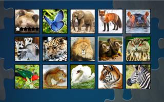 Super Jigsaws Wild Animals Affiche