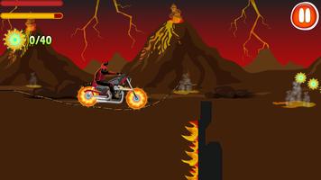 Fire Moto Scribble Race الملصق