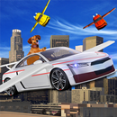 Futuristische Car Top Flug: Fliegende 3D Simulator APK