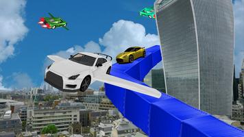 Futuristische Car Top Flug: Fliegende 3D Simulator Screenshot 1