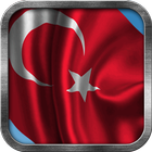 Turkey Flag Live Wallpaper icône