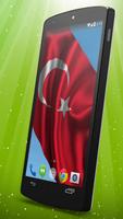 Turkey Flag Live Wallpaper capture d'écran 2