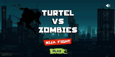 Turtle Vs Zombies Ninja Fight-poster