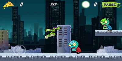 Turtle Vs Zombies Ninja Fight screenshot 3