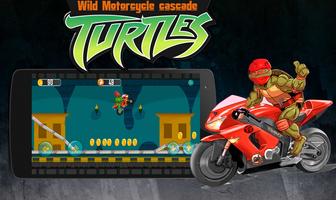 Turtle Master Motorcycle Stunt capture d'écran 1