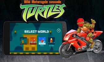 Turtle Master Motorcycle Stunt screenshot 2