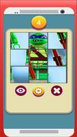 Turtle Puzzle Ninja Kids New screenshot 3