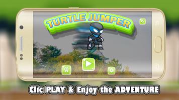 Ninja turtle run poster