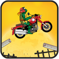 Turtle Motobike Ninja Adventur