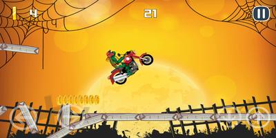 Turtle Motobike Ninja Adventur スクリーンショット 3