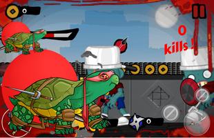 Turtles Killer Zombies HD capture d'écran 1