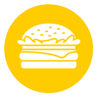 Find Food Faster. The Fast Food Finder icon