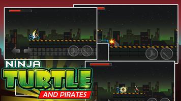 Ninja and Turtle Shadow Pirate Affiche