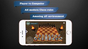 Chess 3D Affiche