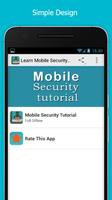 Learn Mobile Security Free Plakat