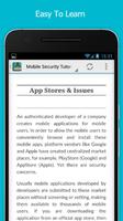 Learn Mobile Security Free Screenshot 3