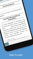 Free MongoDB Tutorial تصوير الشاشة 3