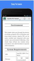 Apache POI Tutorials تصوير الشاشة 3