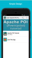 Apache POI Powerpoint Tutorial الملصق