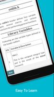 Learn C Standard Library  Free تصوير الشاشة 3