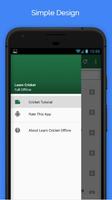 Learn Cricket Offline الملصق