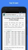 Learn Excel Pivot Tables screenshot 3