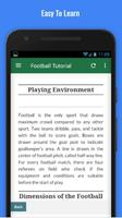 Free Football Tutorial تصوير الشاشة 3