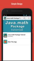 Java.math Package Tutorial Poster