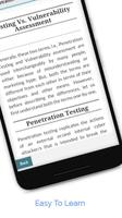 Free Penetration Testing Tutorial تصوير الشاشة 3