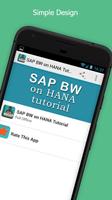 Learn SAP BW on HANA Free الملصق