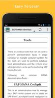 Learn SAP HANA Administration تصوير الشاشة 3