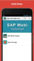 Learn SAP Webi Free Affiche