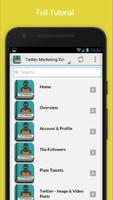 Free Twitter Marketing Tutorial تصوير الشاشة 1
