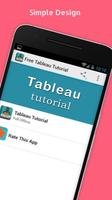 Free Tableau Tutorial الملصق