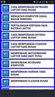 Tutorial Service Laptop dan PC capture d'écran 2