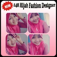 148 Tutorial Hijab Modern โปสเตอร์