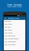 jQuery Offline Tutorial Ekran Görüntüsü 1