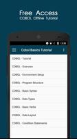 Cobol Offline Tutorial تصوير الشاشة 1