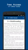 C++ Offline Tutorial ảnh chụp màn hình 2