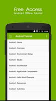 Learn Android Offline Tutorial capture d'écran 1