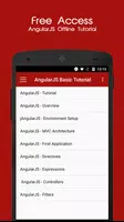 AngularJS Offline Tutorial capture d'écran 1