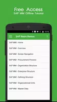 SAP MM Offline Tutorial capture d'écran 1