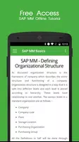 SAP MM Offline Tutorial capture d'écran 3