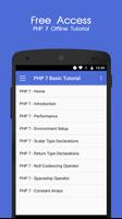 PHP 7 Offline Tutorial تصوير الشاشة 1