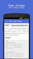 PHP 7 Offline Tutorial تصوير الشاشة 2