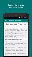 PHP Offline Tutorial capture d'écran 4