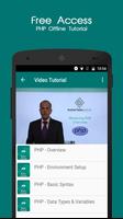 برنامه‌نما PHP Offline Tutorial عکس از صفحه