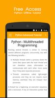Python Offline Tutorial スクリーンショット 1