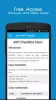 Advanced Java Offline Tutorial Screenshot 1