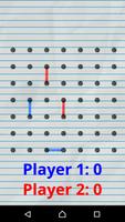 Dots and Boxes Paper پوسٹر